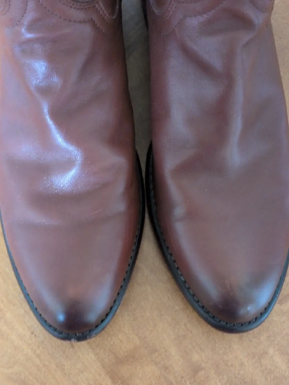Tecovas "the Dean" Men's Brown Leather Western Zip Boots - Picture 6 of 6